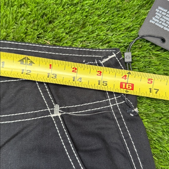 True Religion Black Cargo Pants with Contrast Stitching Size 27 - Picture 12 of 14